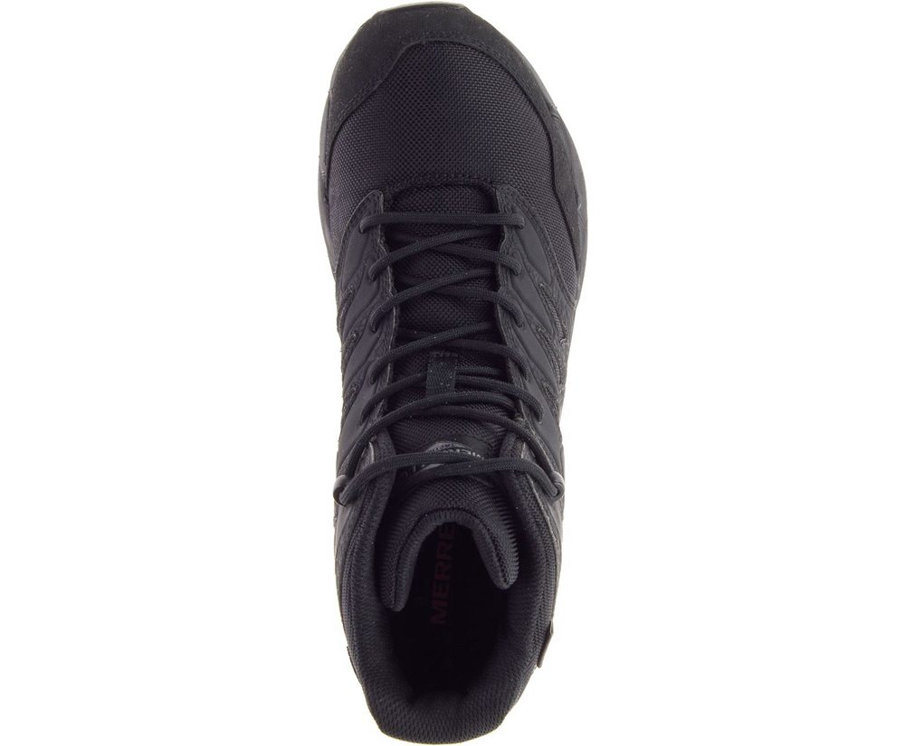 Botas Senhora - Merrell Agility Peak Mid Tactical Waterproof - Pretas - ZYG673982